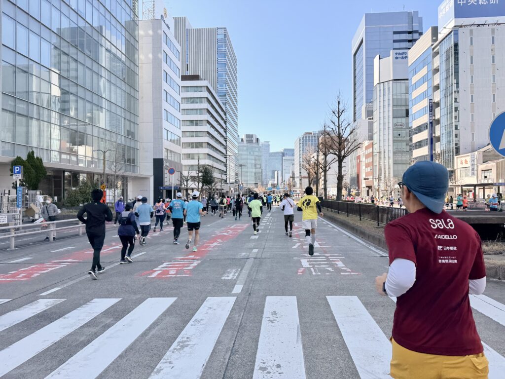 名古屋シティハーフマラソン 終盤の様子
