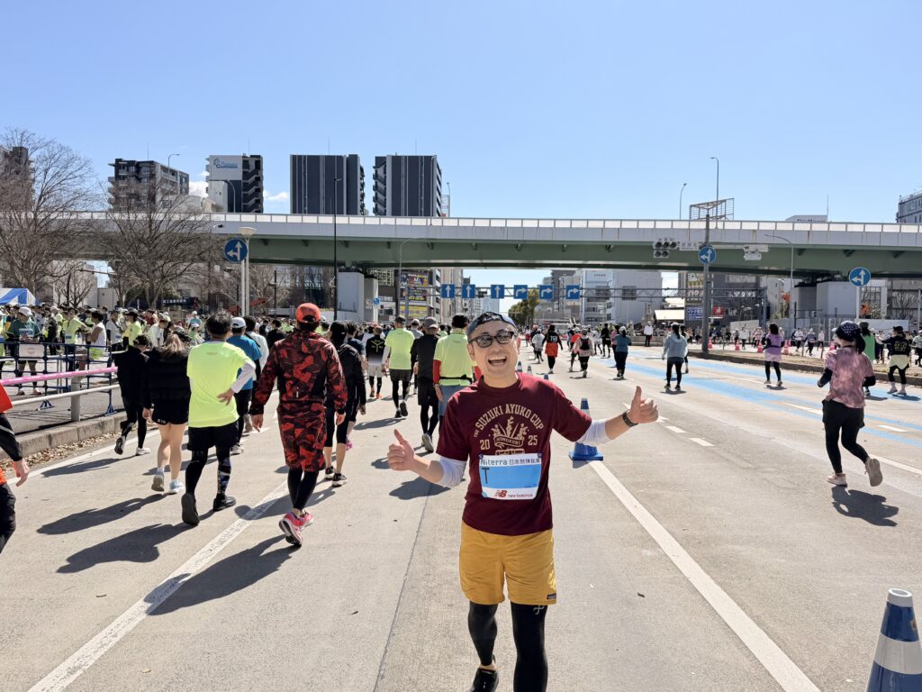 名古屋シティマラソン ゴール後の様子