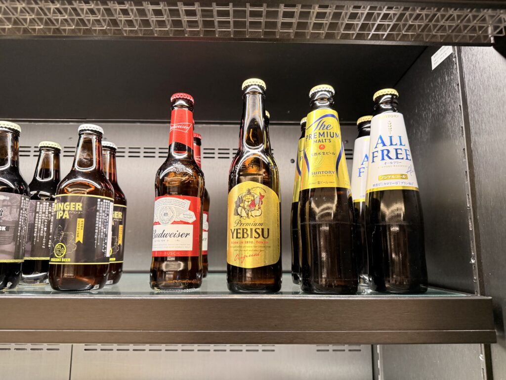 名古屋観光ホテル エスパシオラウンジのビール