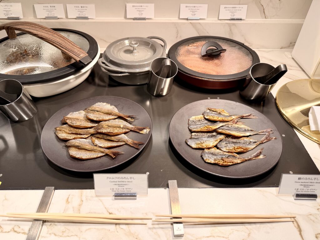 名古屋観光ホテル エスパシオラウンジ 朝食 焼き魚