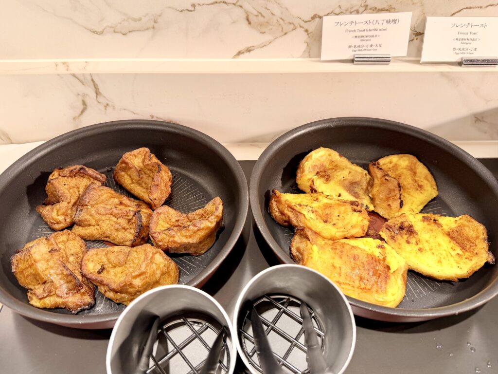名古屋観光ホテル エスパシオラウンジ 朝食 フレンチトースト