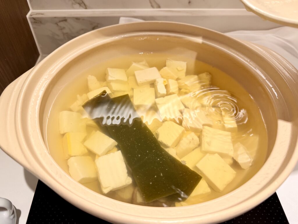 名古屋観光ホテル エスパシオラウンジ 朝食 手作り豆腐