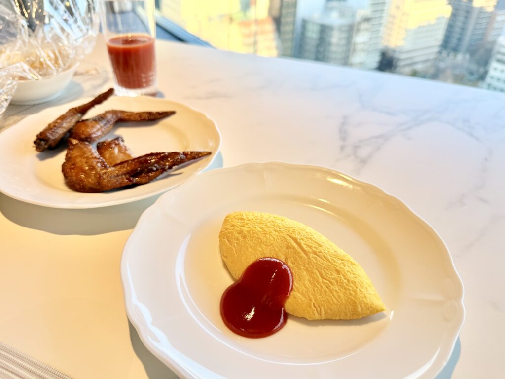 名古屋観光ホテル エスパシオラウンジ 朝食 できたてオムレツ