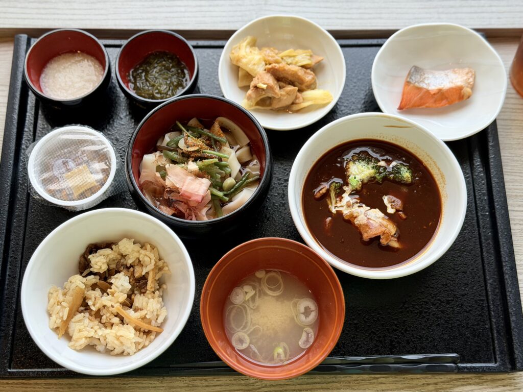 ドーミーイン岐阜駅前でいただいた朝食