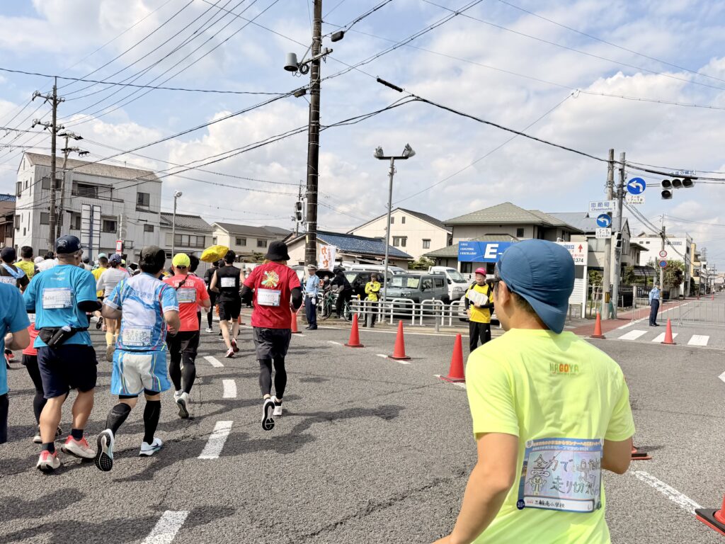 ぎふ清流ハーフマラソン 岐阜駅を目指す市街地エリア