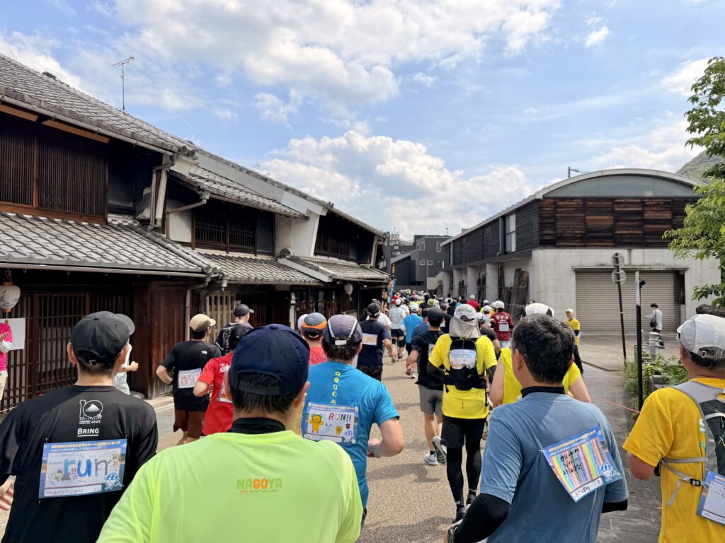 ぎふ清流ハーフマラソン 河原町界隈