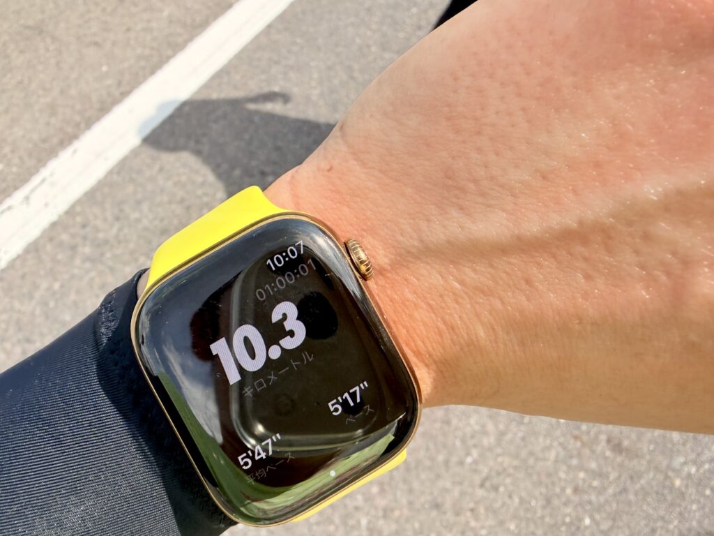 ぎふ清流ハーフマラソン 10km通過地点のペース