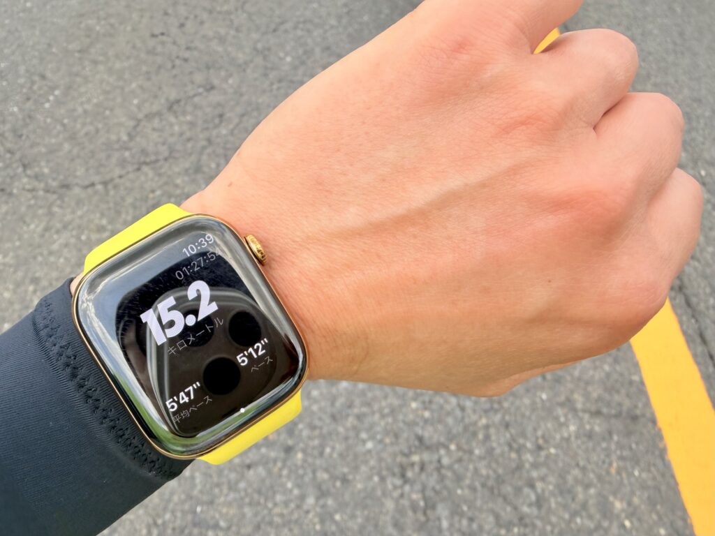 ぎふ清流ハーフマラソン 15km地点のラップ