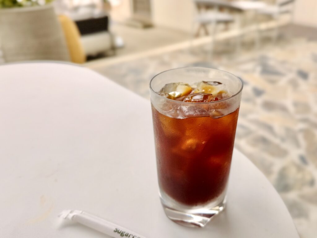 サムイ島 マラスカサムイ（SLH）朝食のCOCONUT COLD BREW