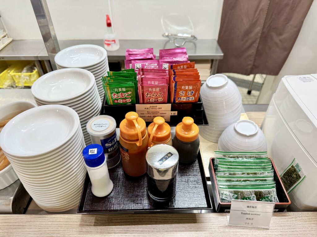 ドーミーイン岐阜駅前 朝食 ふりかけやのり