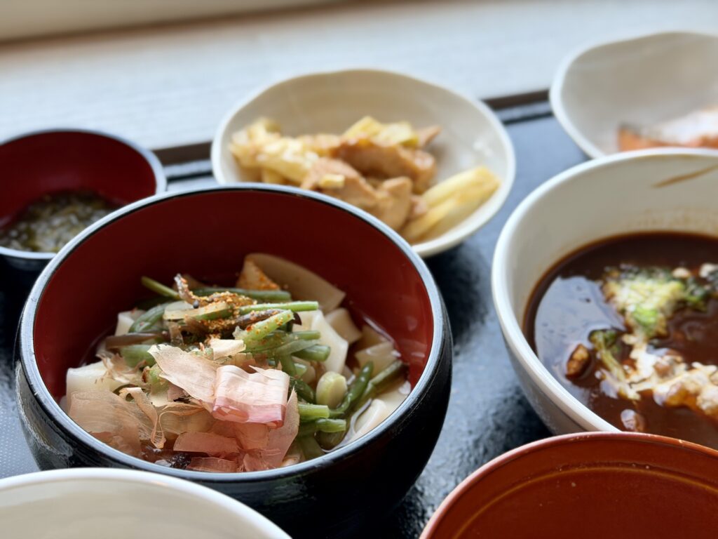 ドーミーイン岐阜駅前 朝食で食べたきしめん