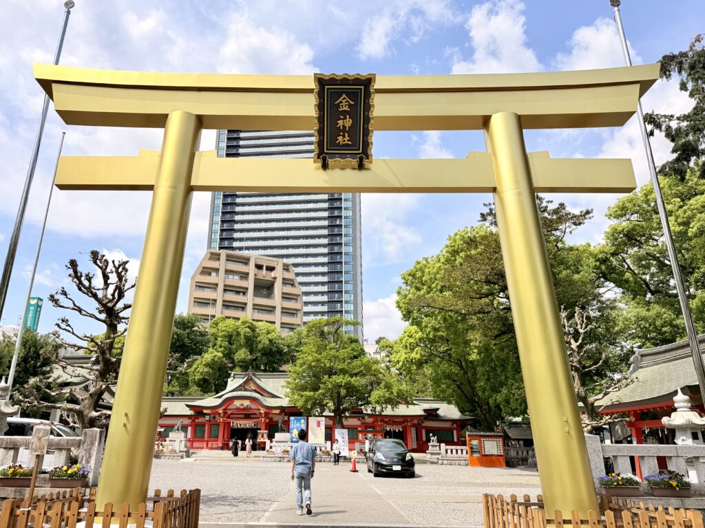 岐阜 金神社の鳥居