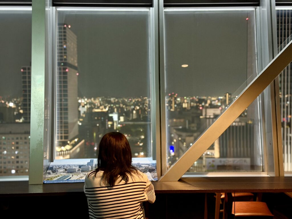ザタワーホテルナゴヤ 貸切展望台 夜の眺め