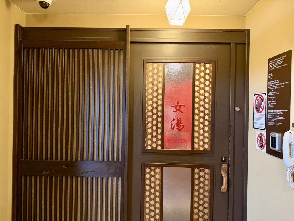 ドーミーイン岐阜駅前 女湯の入口