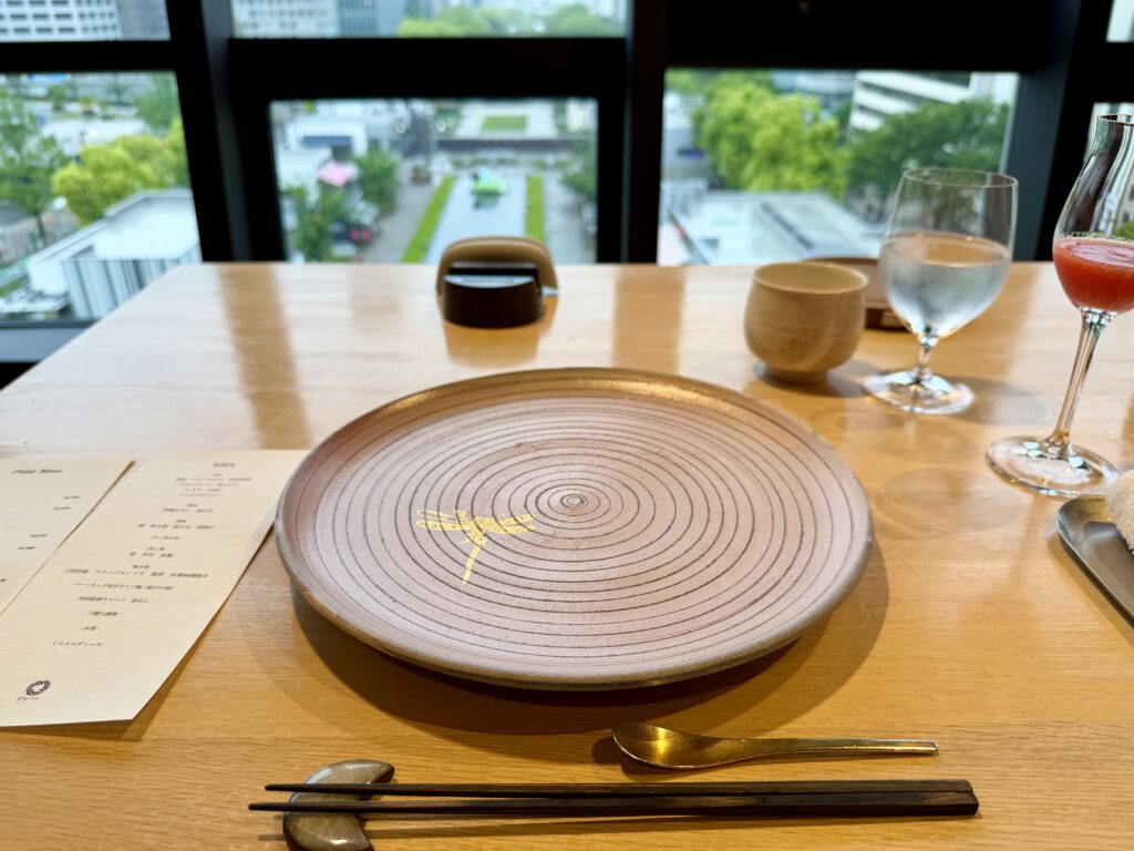ザタワーホテルナゴヤ 朝食 テーブルセッティング