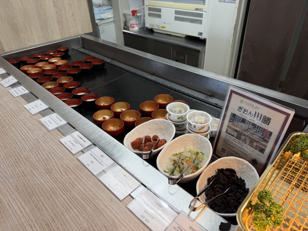 ドーミーイン岐阜駅前の朝食 小鉢横丁