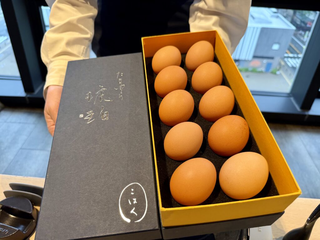 ザタワーホテルナゴヤ 朝食で提供される愛知県高級たまご「たまゆら琥珀」