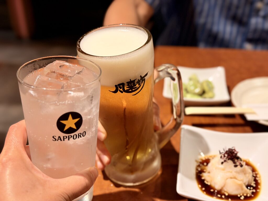 ぎふ清流ハーフマラソン お疲れさま会 風来坊にて