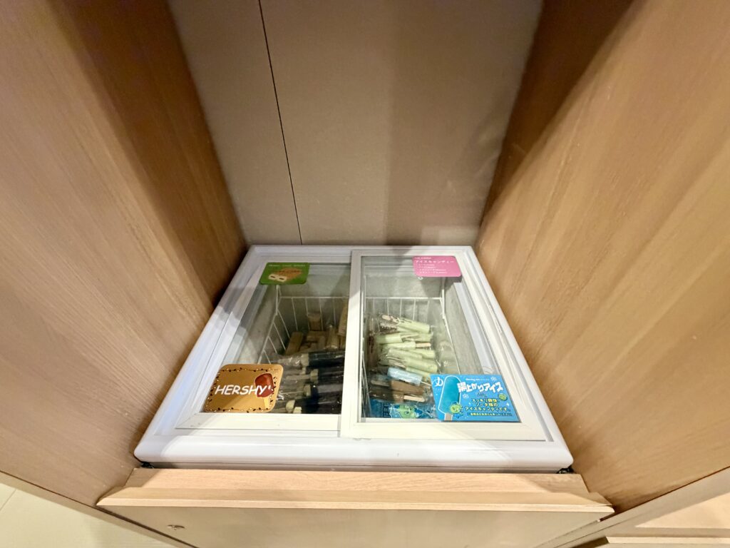 御宿野乃仙台 湯上がりサービス アイス