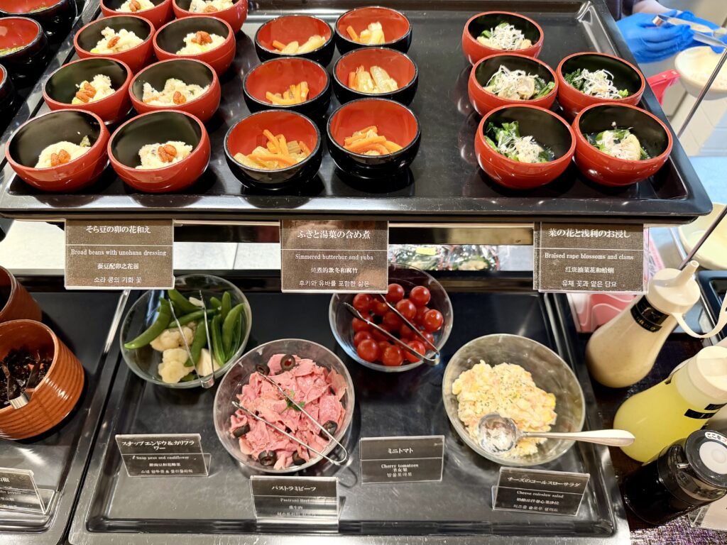 御宿野乃仙台 朝食 小鉢