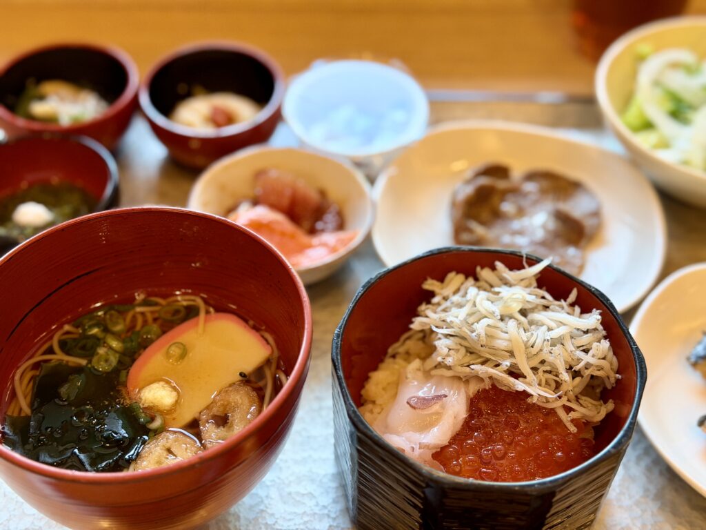 御宿野乃仙台 朝食で食べたもの