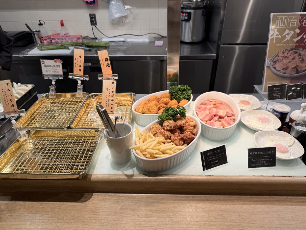 御宿野乃仙台 朝食 ホットミール