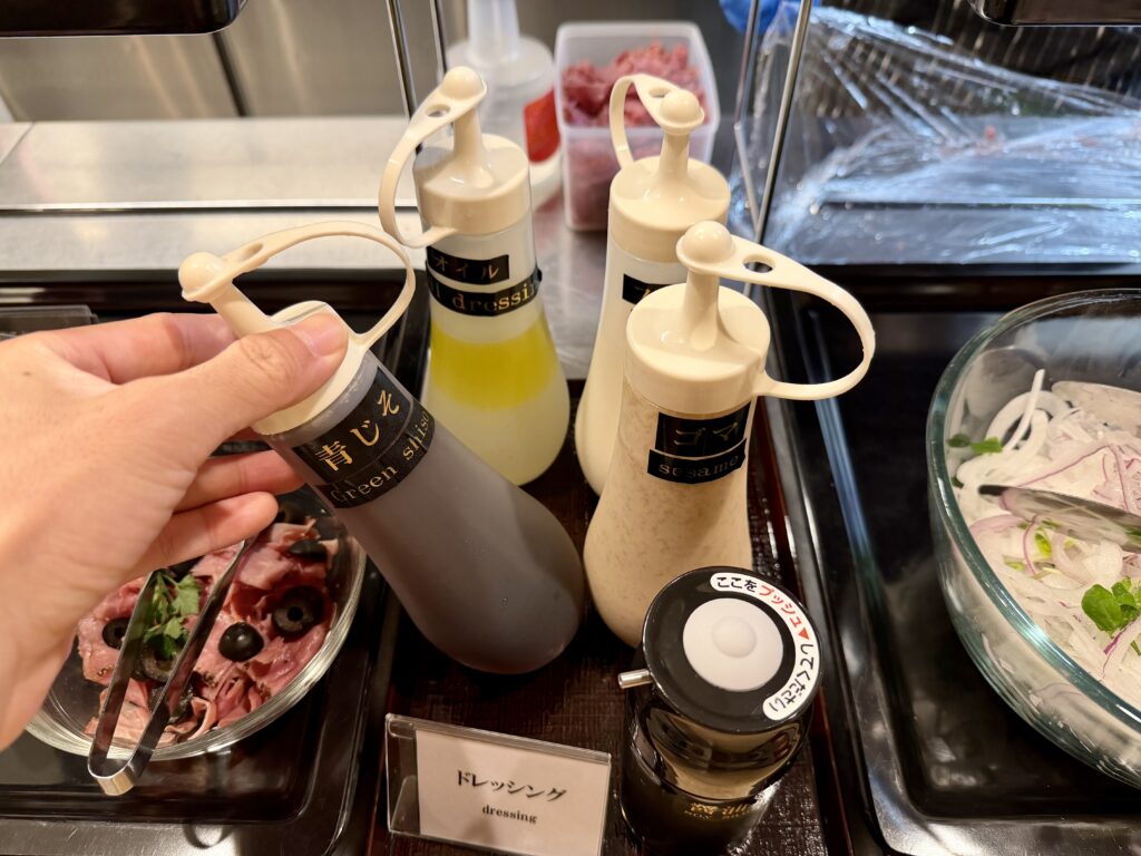 御宿野乃仙台 朝食 ドレッシング