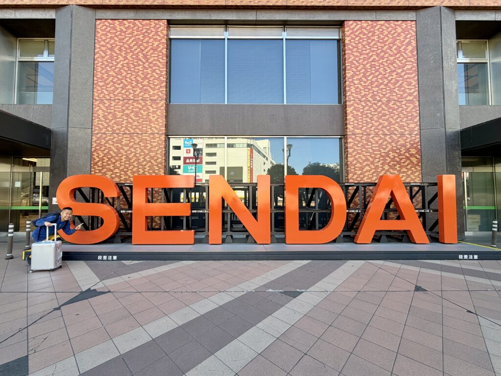 仙台駅のモニュメント