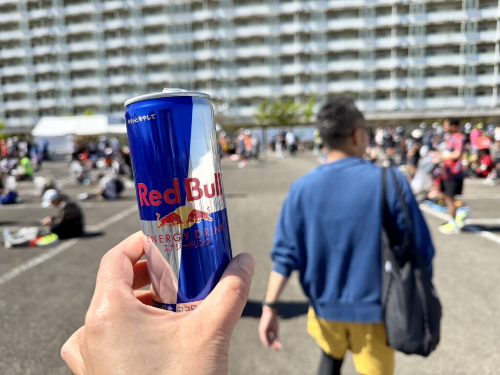 仙台国際ハーフマラソン 大会前 レッドブルー