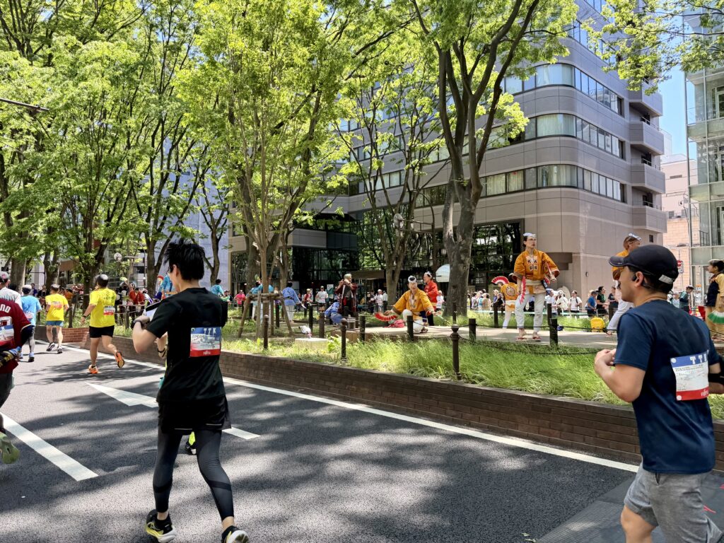 仙台国際ハーフマラソン 仙台すずめ踊り
