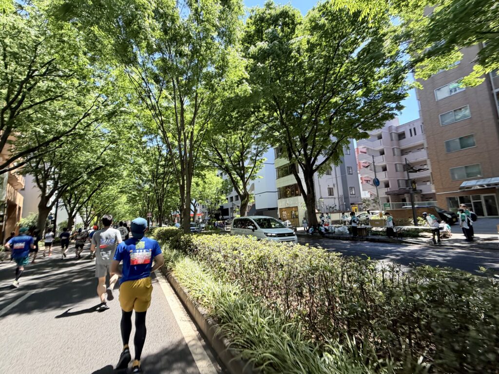 仙台国際ハーフマラソン 青葉通りへ戻ってきた