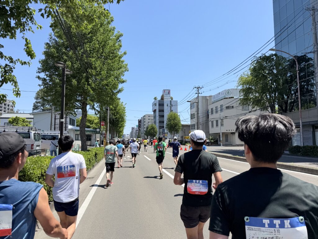 仙台国際ハーフマラソン 新寺通