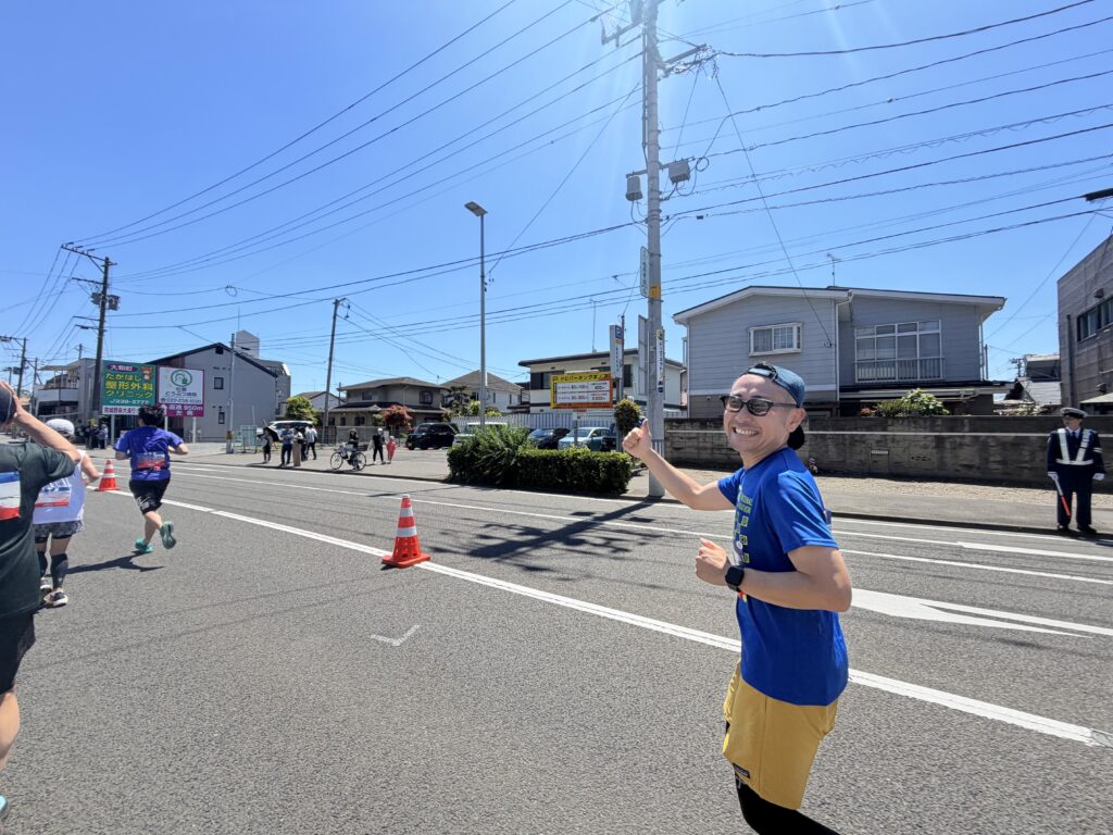 仙台国際ハーフマラソン 笑顔