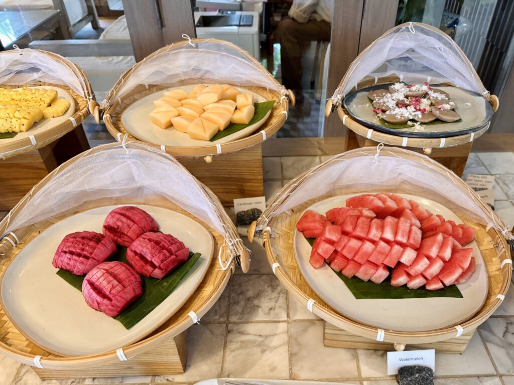 ケープファーンホテル 朝食ビュッフェ フルーツコーナー