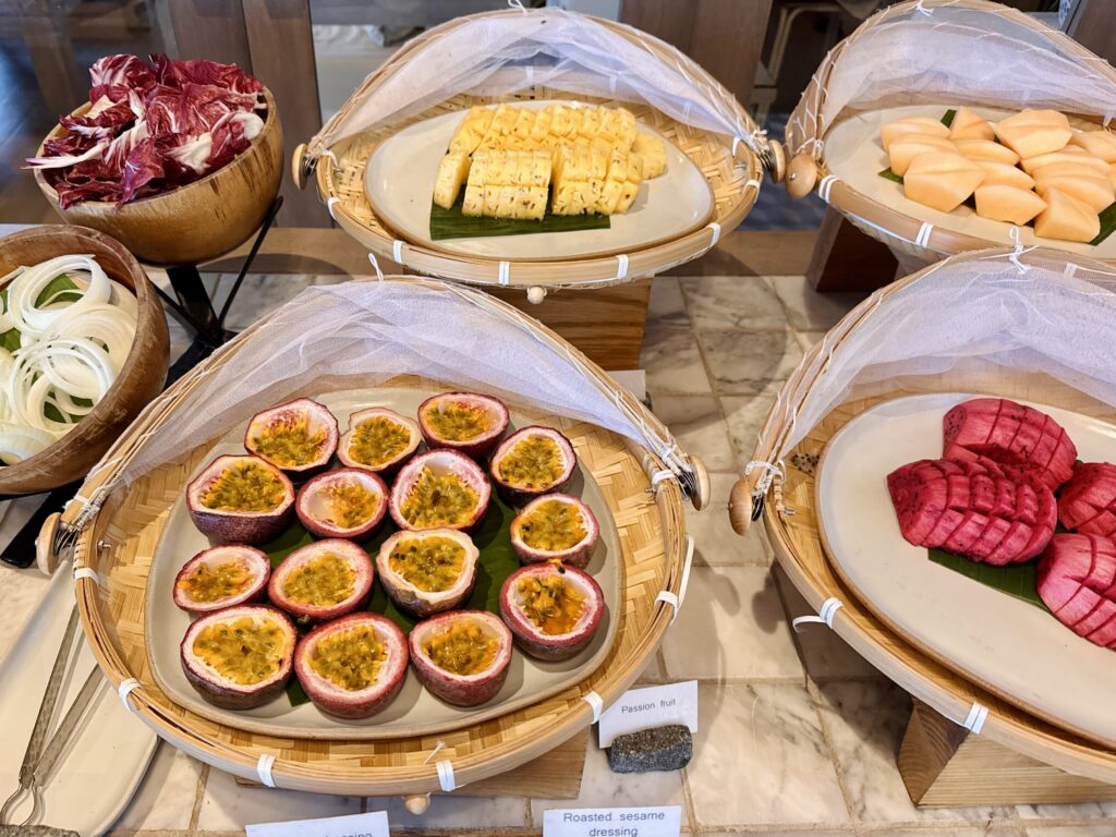 ケープファーンホテル 朝食ビュッフェ フルーツコーナー