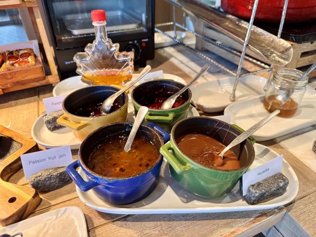 ケープファーンホテル 朝食ビュッフェ スプレッド
