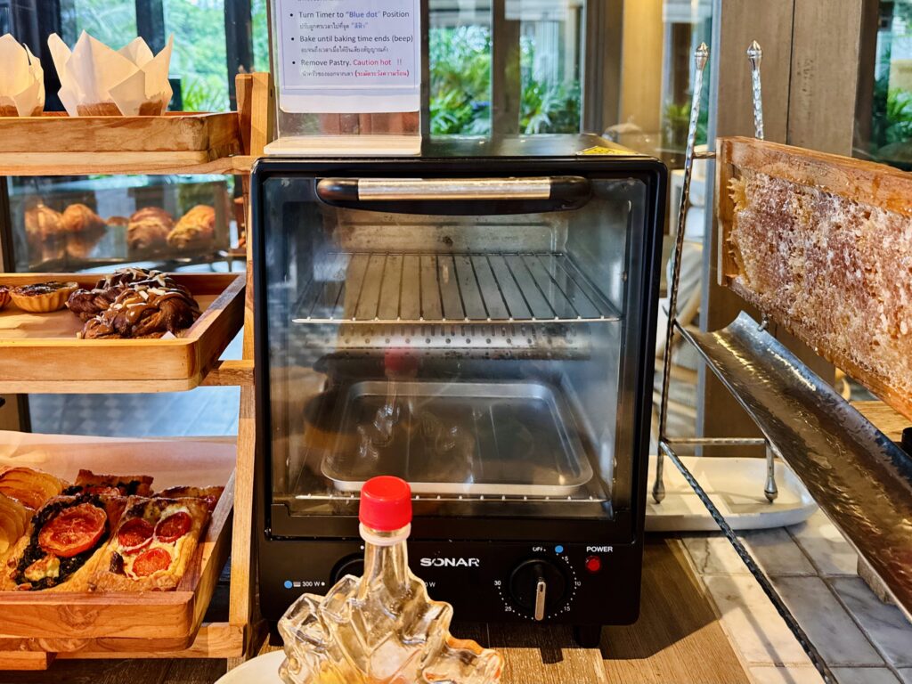 ケープファーンホテル 朝食ビュッフェ トースター