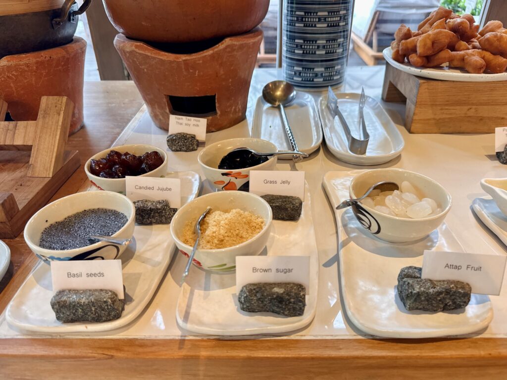 ケープファーンホテル 豆乳の調味料