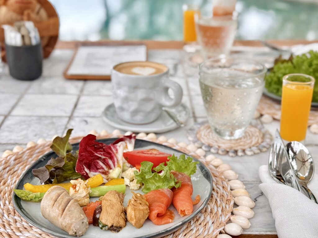 ケープファーンホテル 朝食の様子