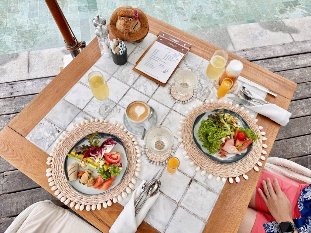 ケープファーンホテル 朝食での様子