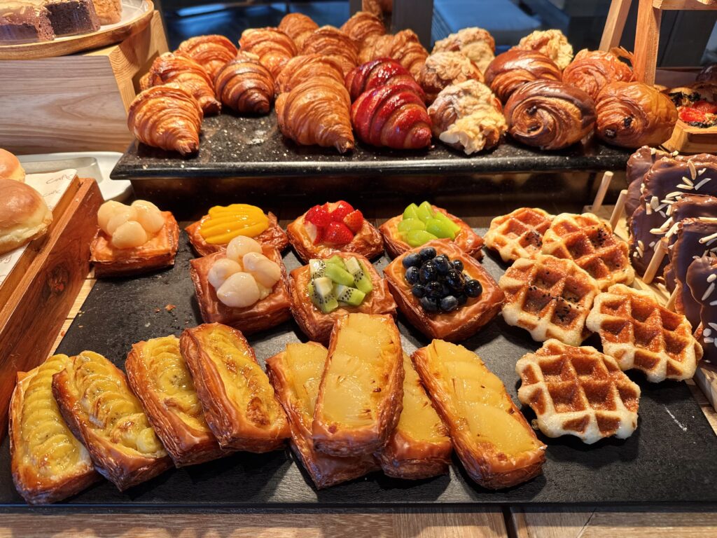 ケープファーンホテル 朝食ビュッフェ パンコーナー