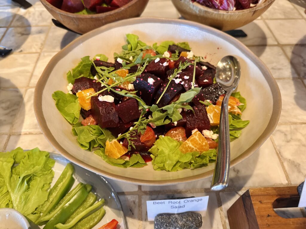 ケープファーンホテル 朝食ビュッフェ サラダ
