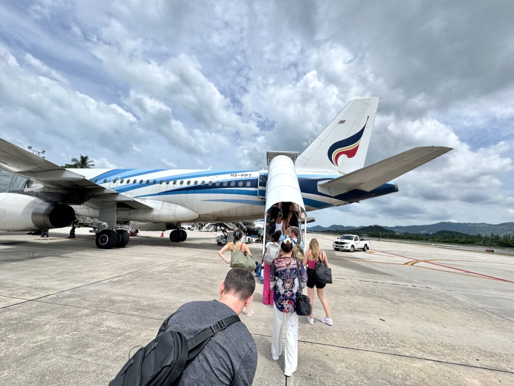 サムイ島空港 沖留め