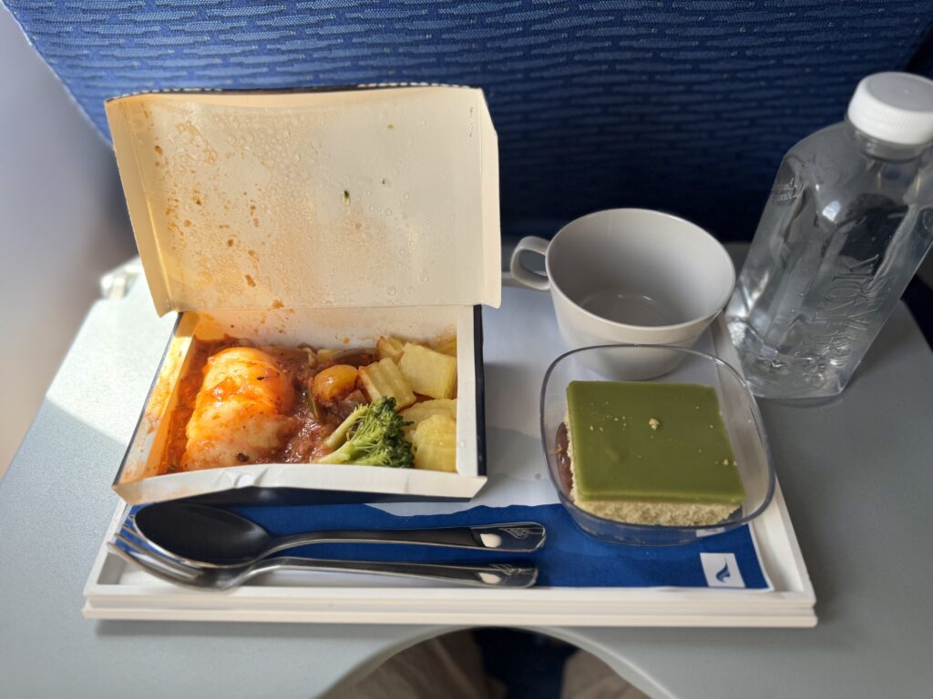 サムイ島からバンコク バンコクエアウェイズ機内食