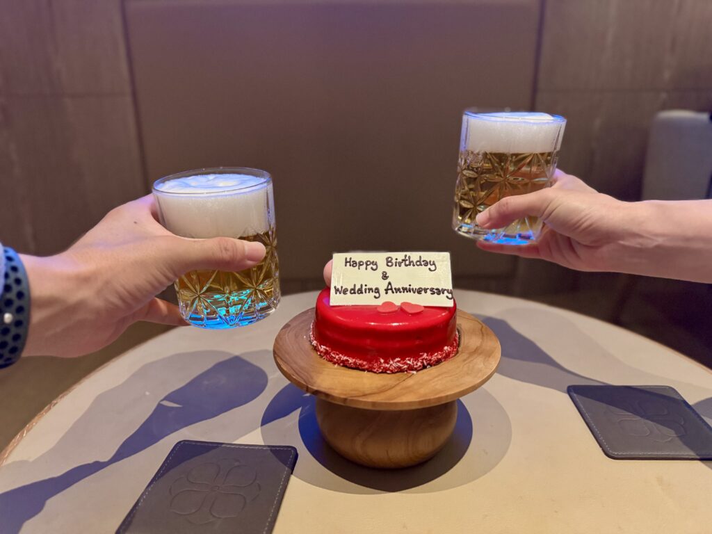 ウォルドーフアストリアバンコク バースデーケーキ