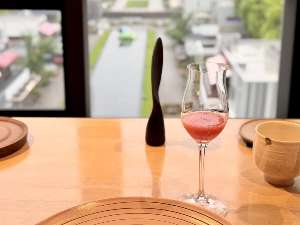 ザタワーホテルナゴヤ 朝食 トマトジュース