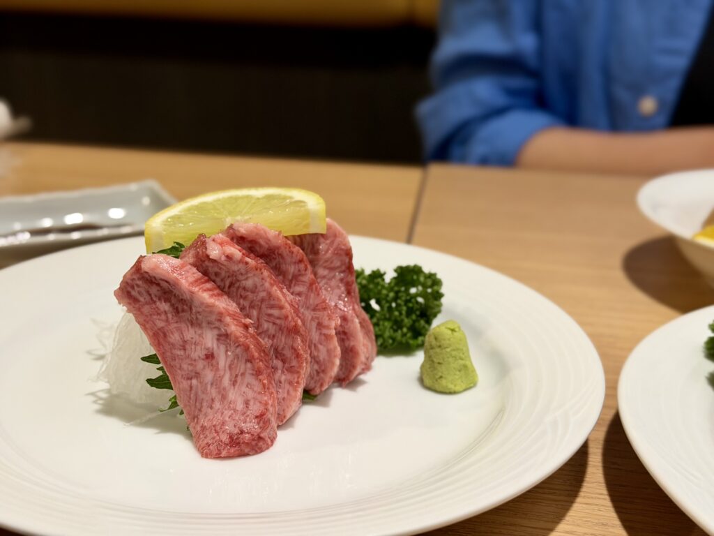 牛タン料理 閣 牛タン刺身