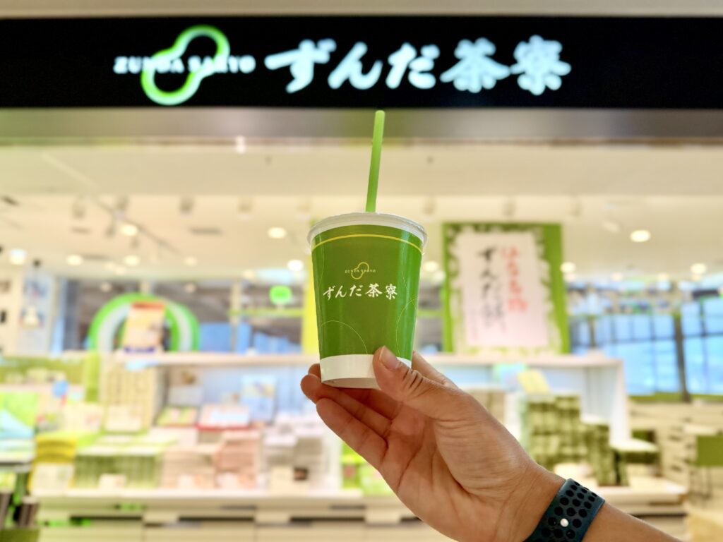仙台グルメ ずんだ茶寮のずんだシェイク