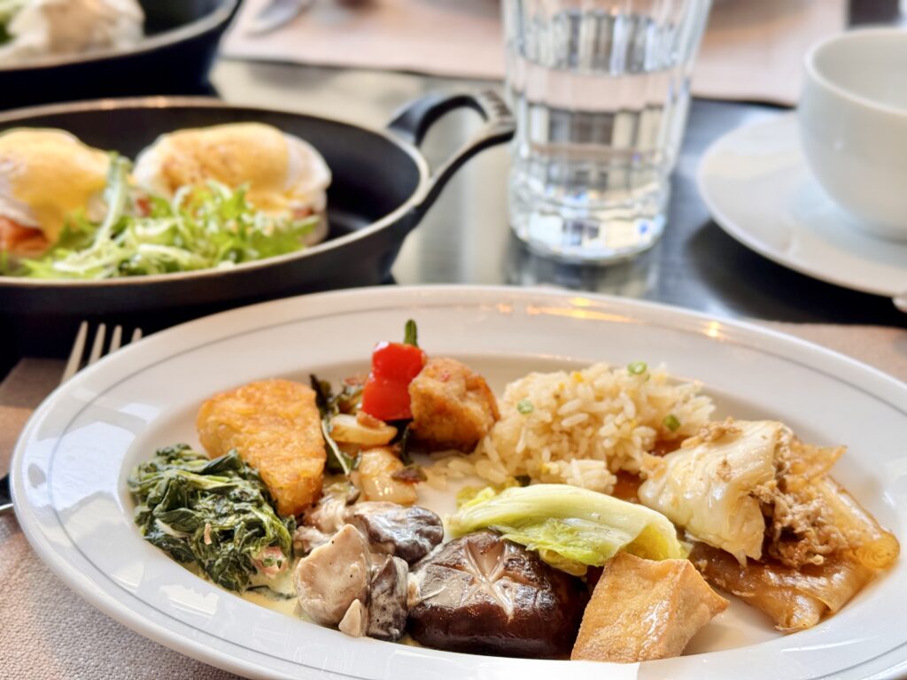 ウォルドーフアストリアバンコク 朝食で食べたメニュー