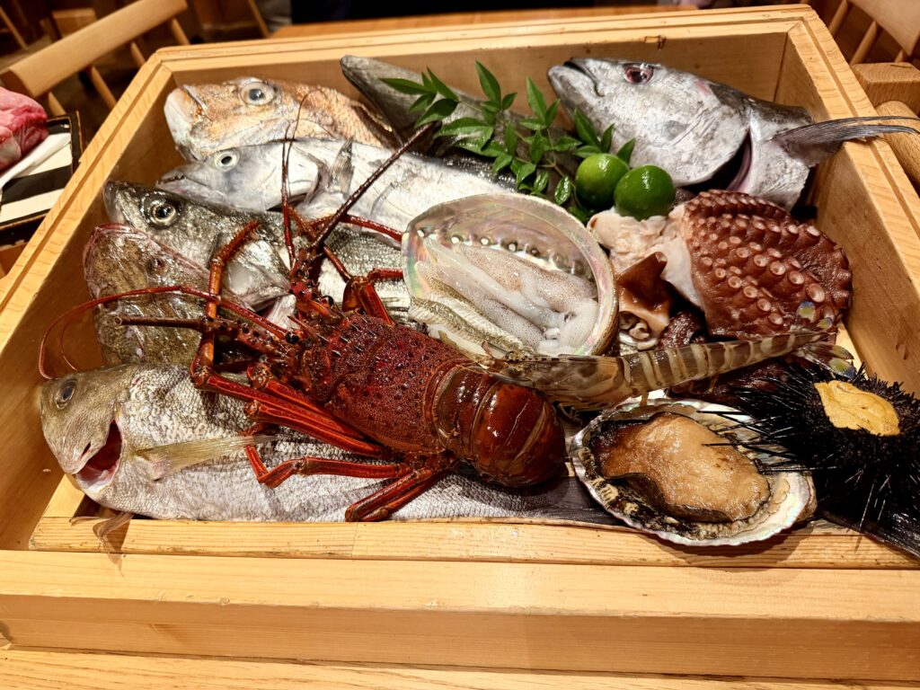 ガンツウ_夕食_1日目の海鮮